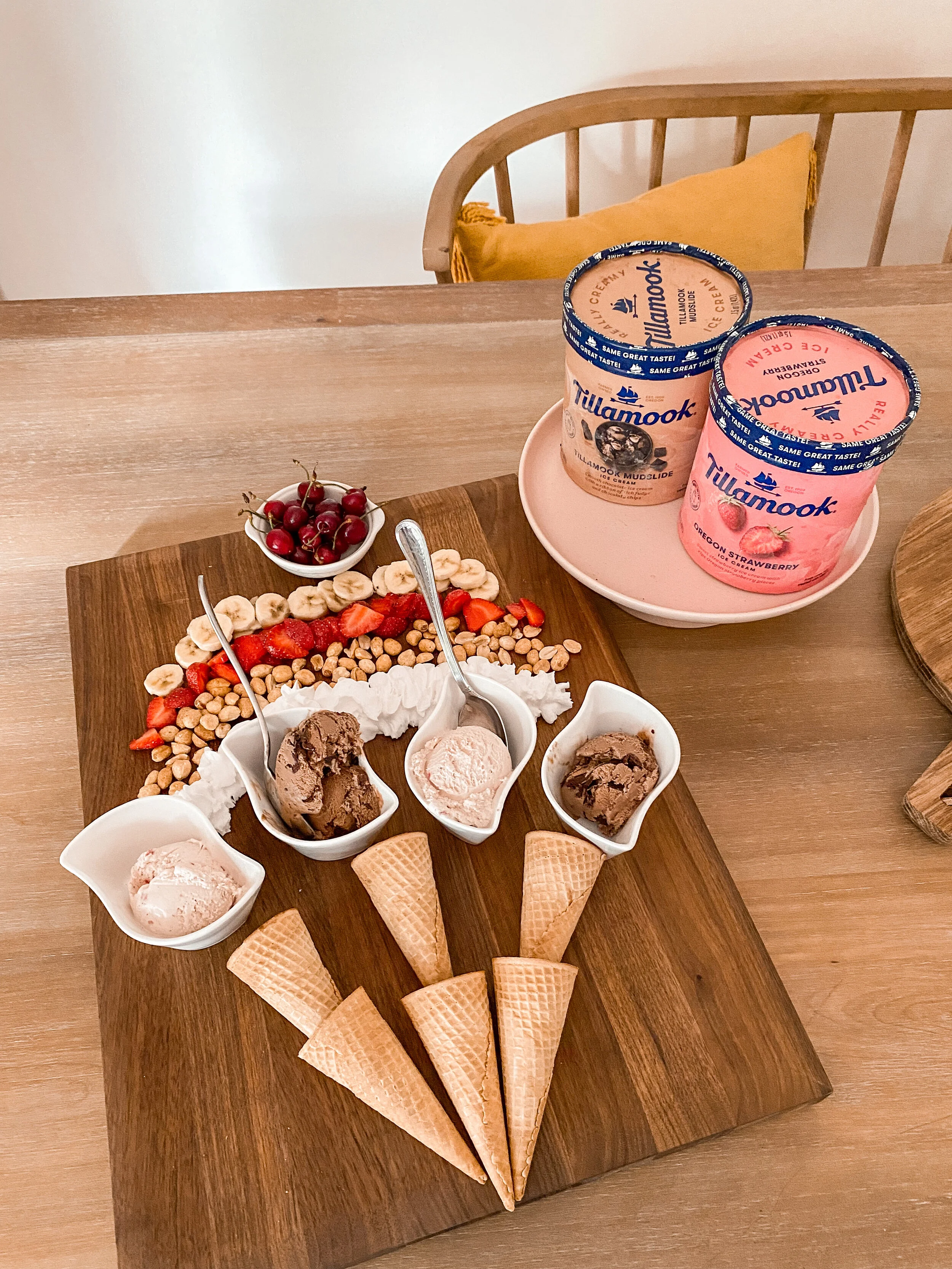 Ice Cream Cone Charcuterie Board