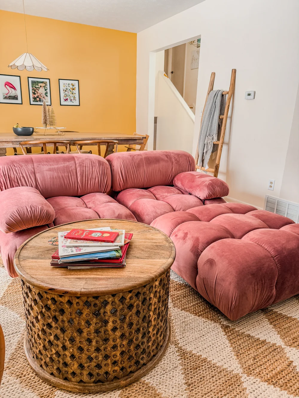 My New Velvet Loveseat & Ottoma — Aratari At Home