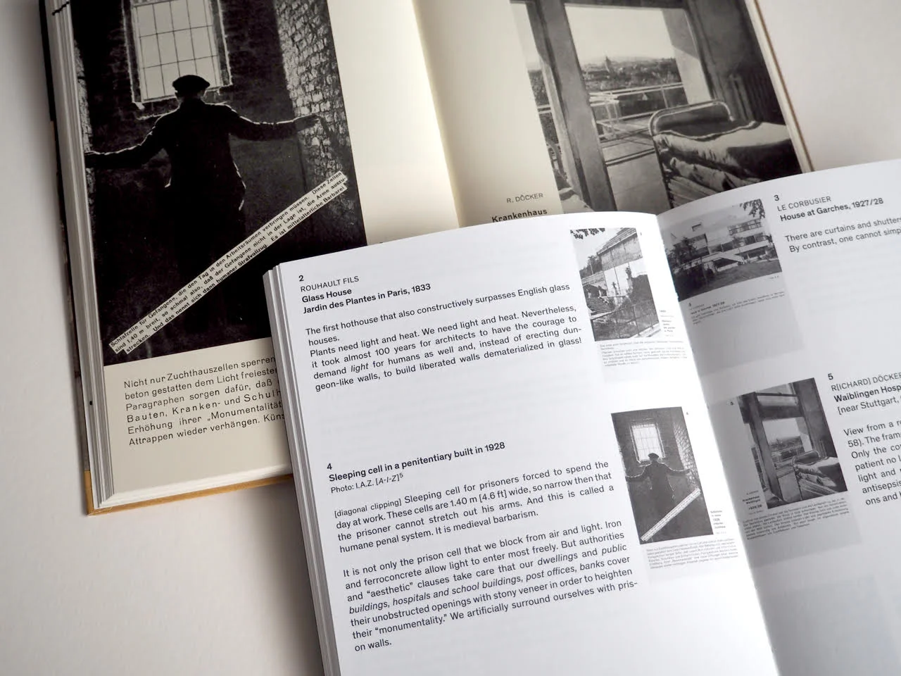 German facsimile and English annotated versions of Befreites Wohnen / Liberated Dwelling . Courtesy Reto Geiser.