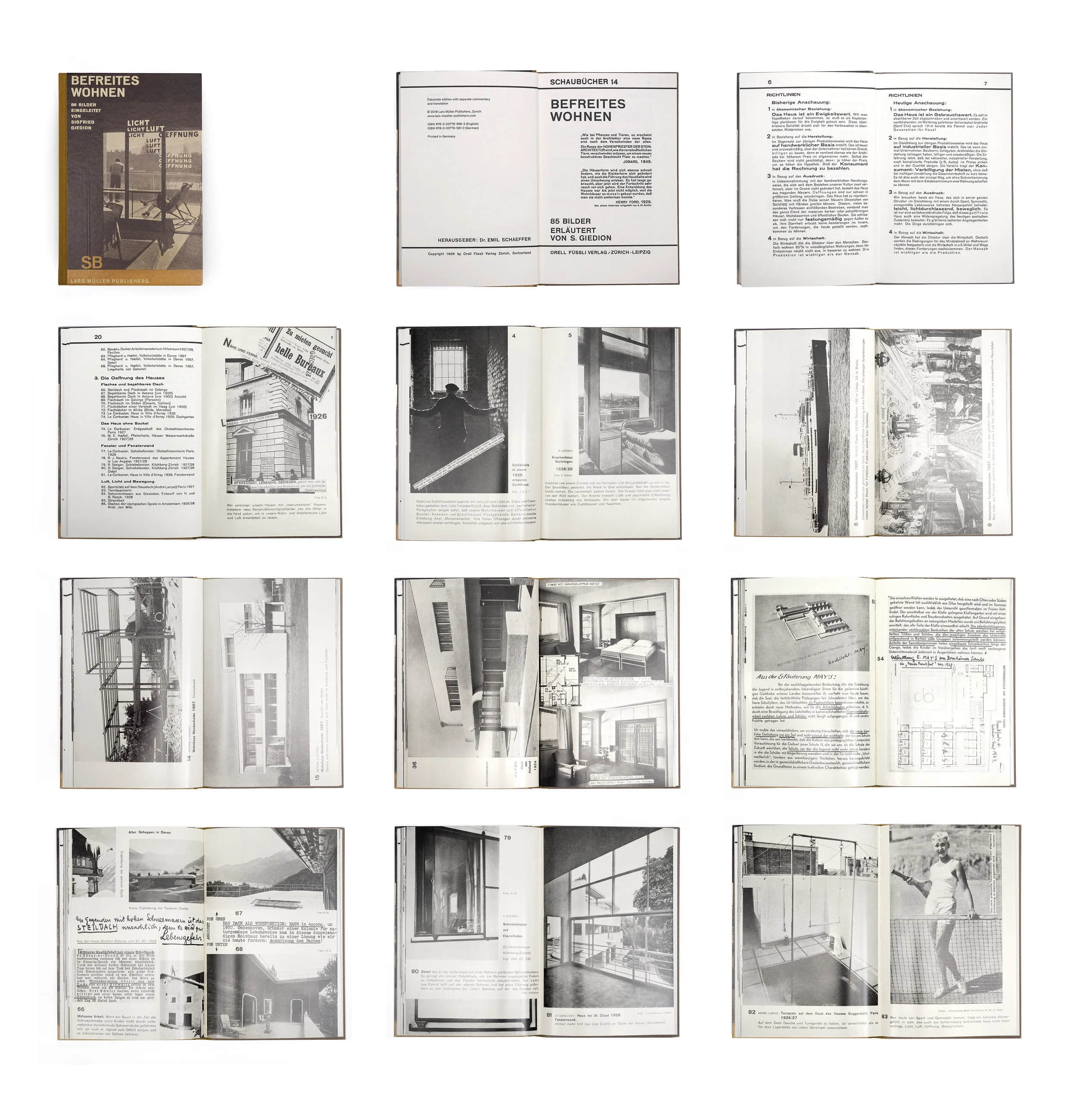 Interior spreads of Befreites Wohnen / Liberated Dwelling . Courtesy Reto Geiser.