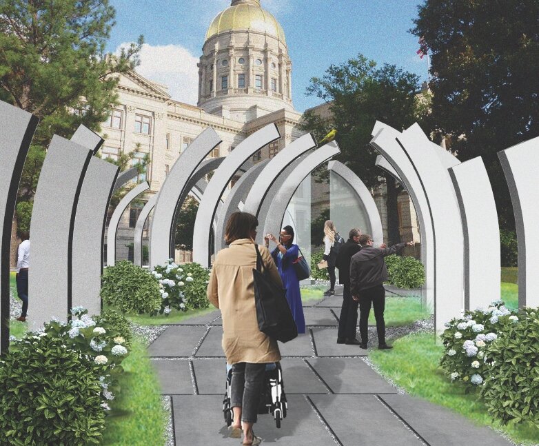 The Keystone Monument by Christian Hudson and Ayman Lawal (Howard University M.Arch’21)