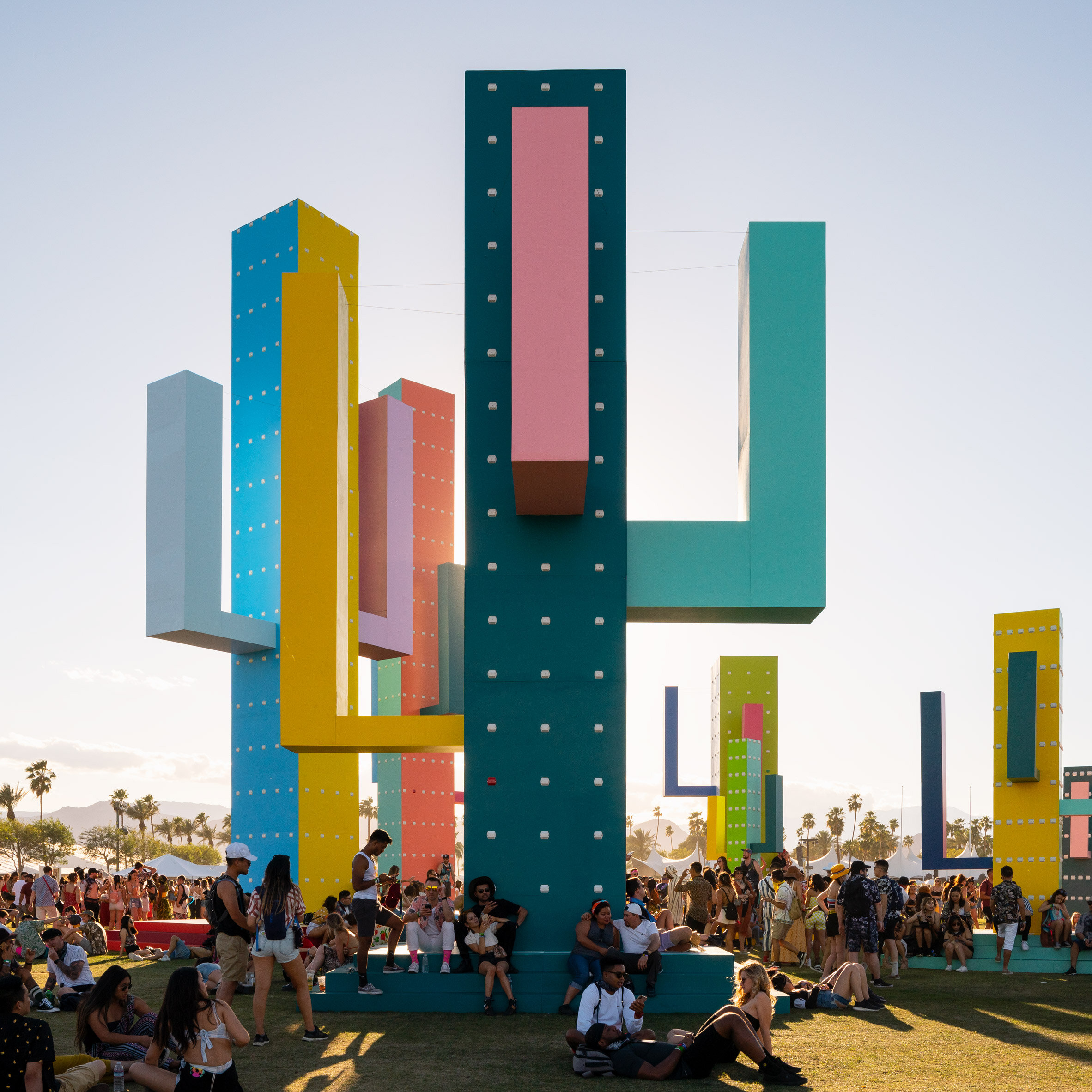 Coachella Colossal Cacti. Image courtesy Andrew Kovacs