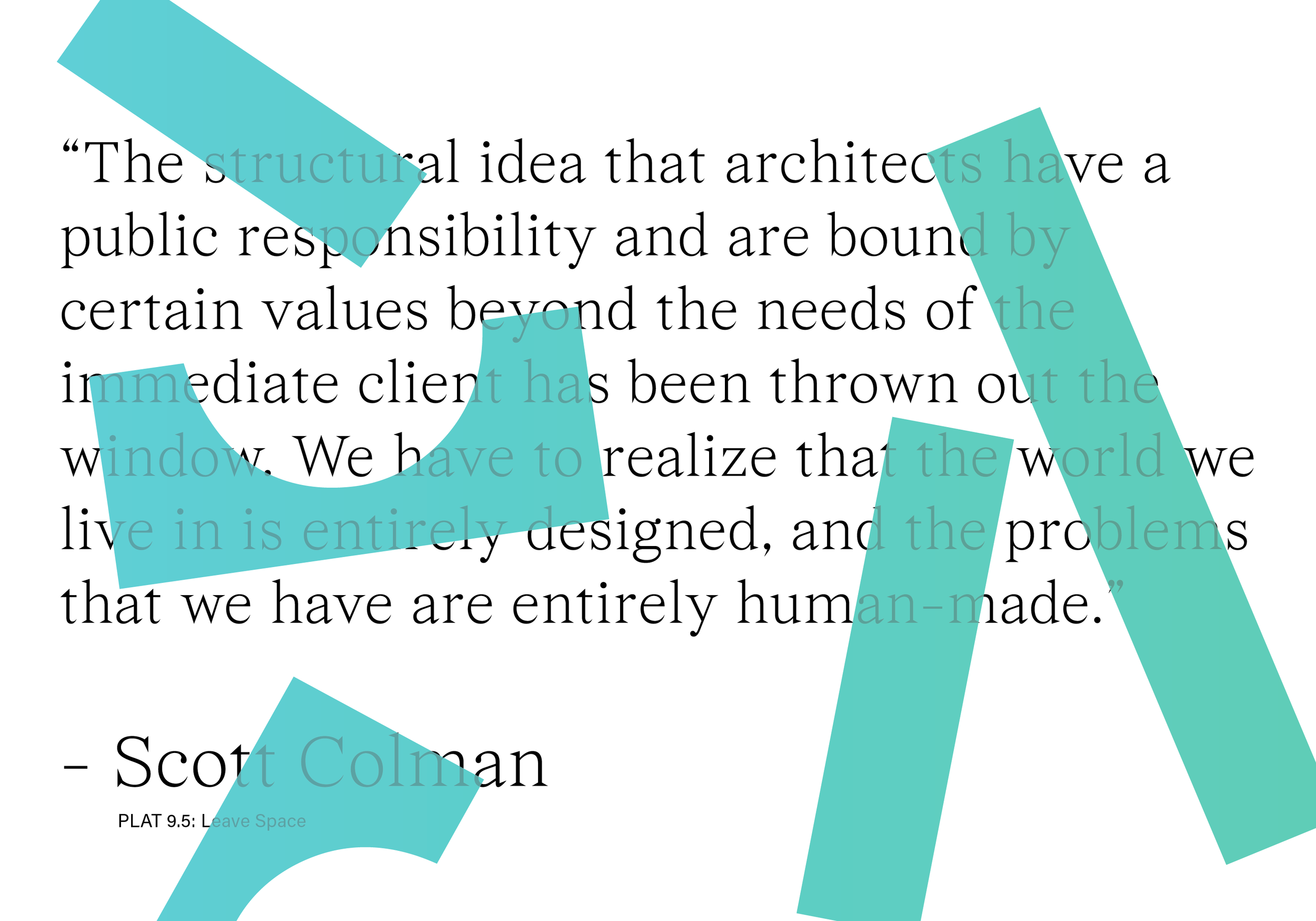 Far Beyond Buildings: In Conversation with Scott Colman