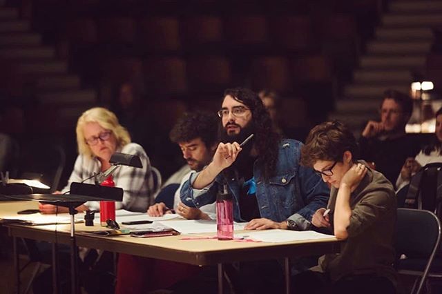 Today: the last day of Cabrillo Festival 2019! Many thanks to Kristi Kuster, Octavio Mas-Arocas and @cristian.macelaru for guiding the conductors and composers of the @cabrillofestival “In The Works” series this year. Your comments and suggestions throughout were invaluable. Collaborating with @t_maesdwo and @the.miraculous.mandarin (who was on the podium for this shot) has been immensely inspiring. Thank you all! Hey, what’s next?
Picture by R. R. Jones. . . .
#newmusic #orchestra #orchestralmusic #santacruz #composer #conductor #cabrillofestival2019 #cabrillofestival #cabrillofestivalofcontemporarymusic