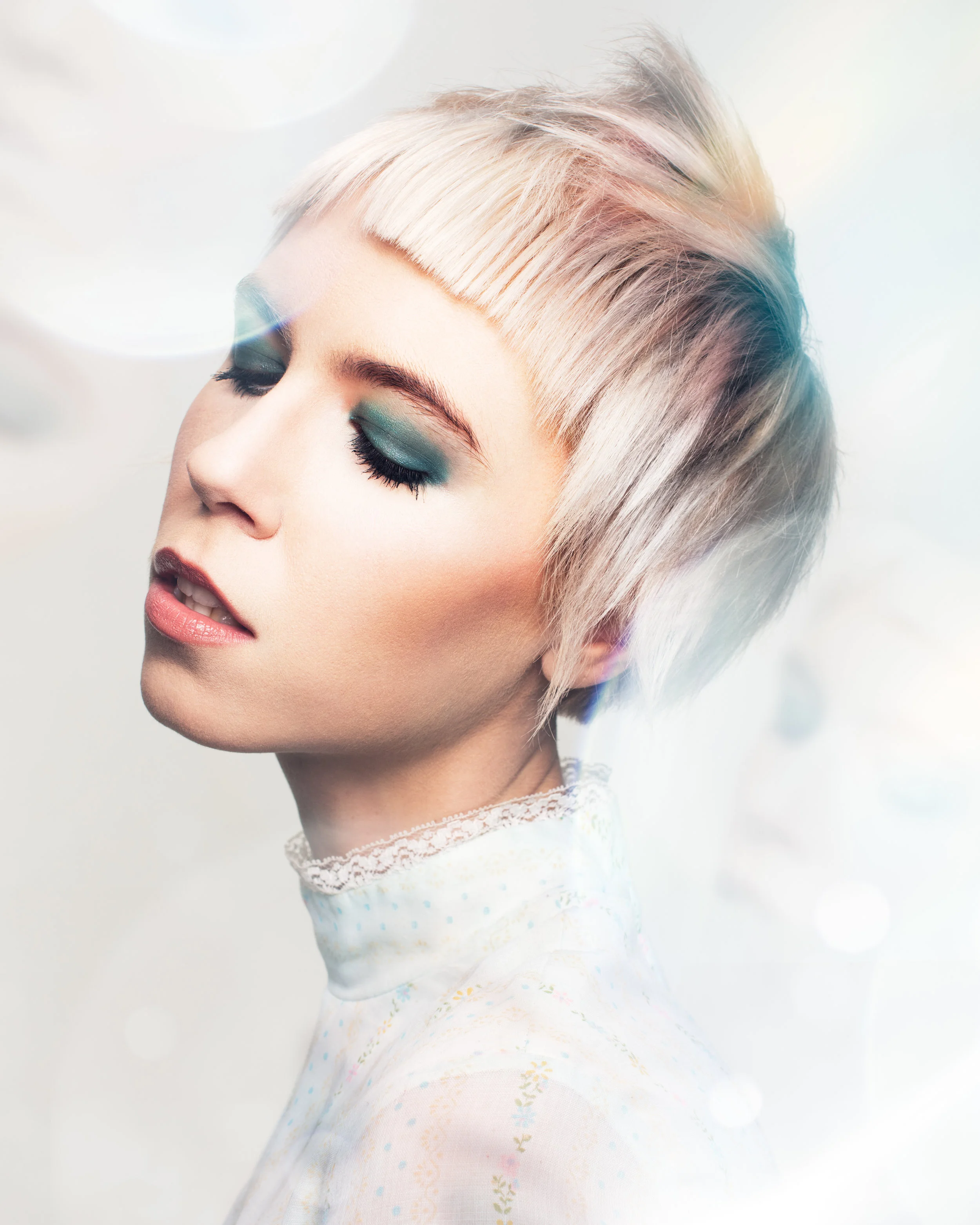  Pastel coloured short hair by Jesus Oliver photographed by Chris Bulezuik 