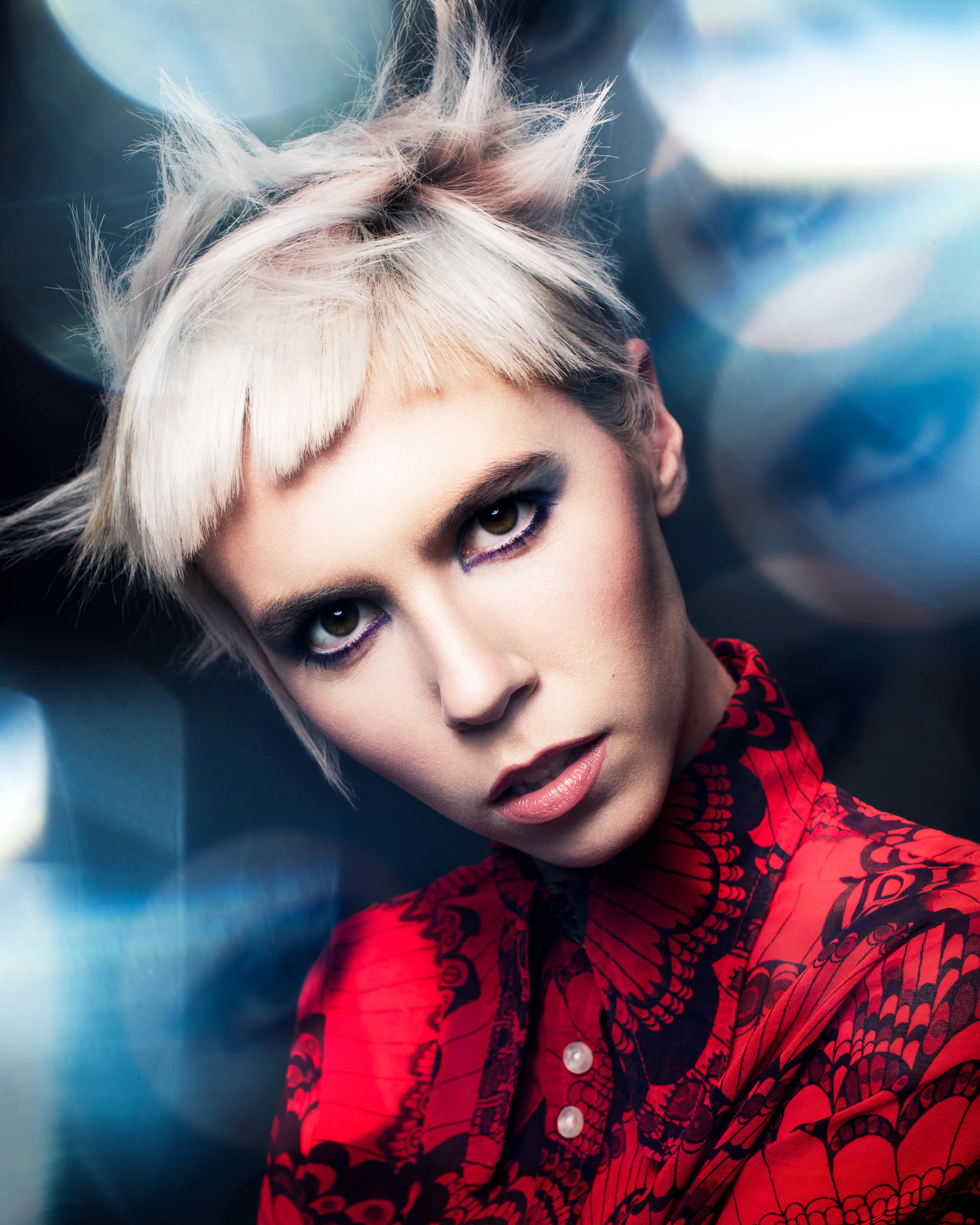  Spiked cropped hair by Jesus Oliver photographed by Chris Bulezuik 