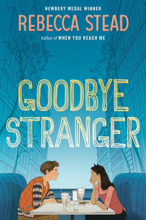 Goodbye Stranger The story centers on three seventh graders, Bridge, Tab and Emily, who are dealing with typical middle school issues — taking selfies, liking boys, staying friends when your interests start to diverge, divorced parents — but this story takes it a few layers deeper. 