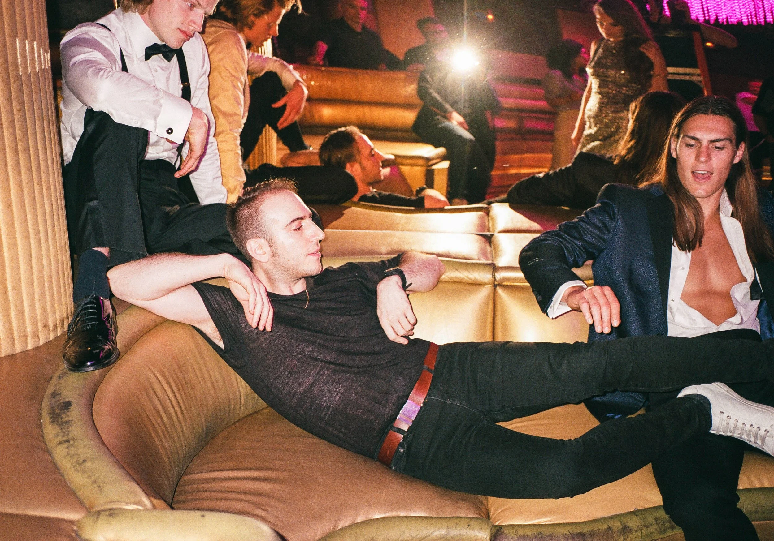 Matthew on set with Saks Fifth Avenue.