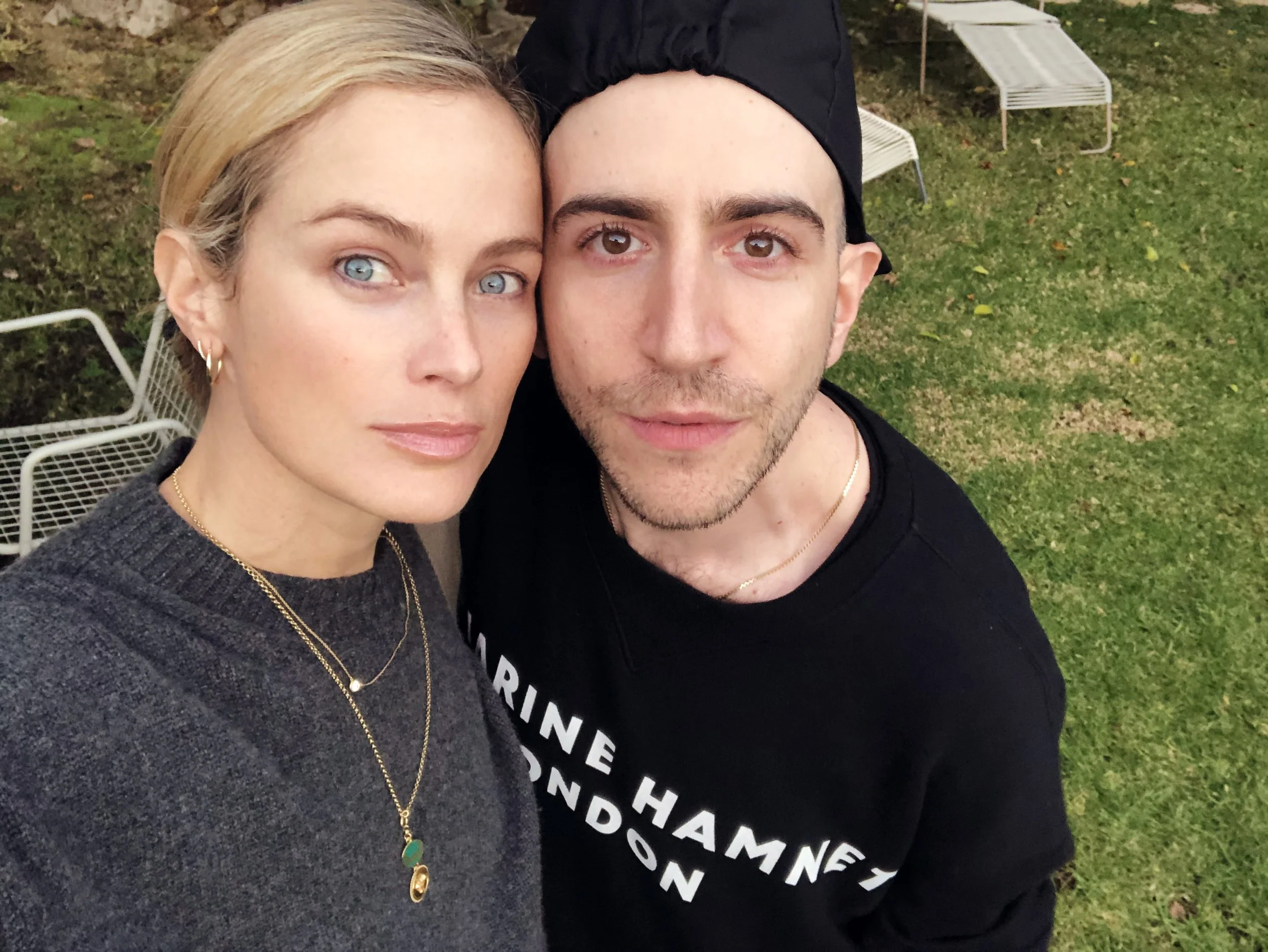 Carolyn Murphy + Matthew in LA for ELLE USA.