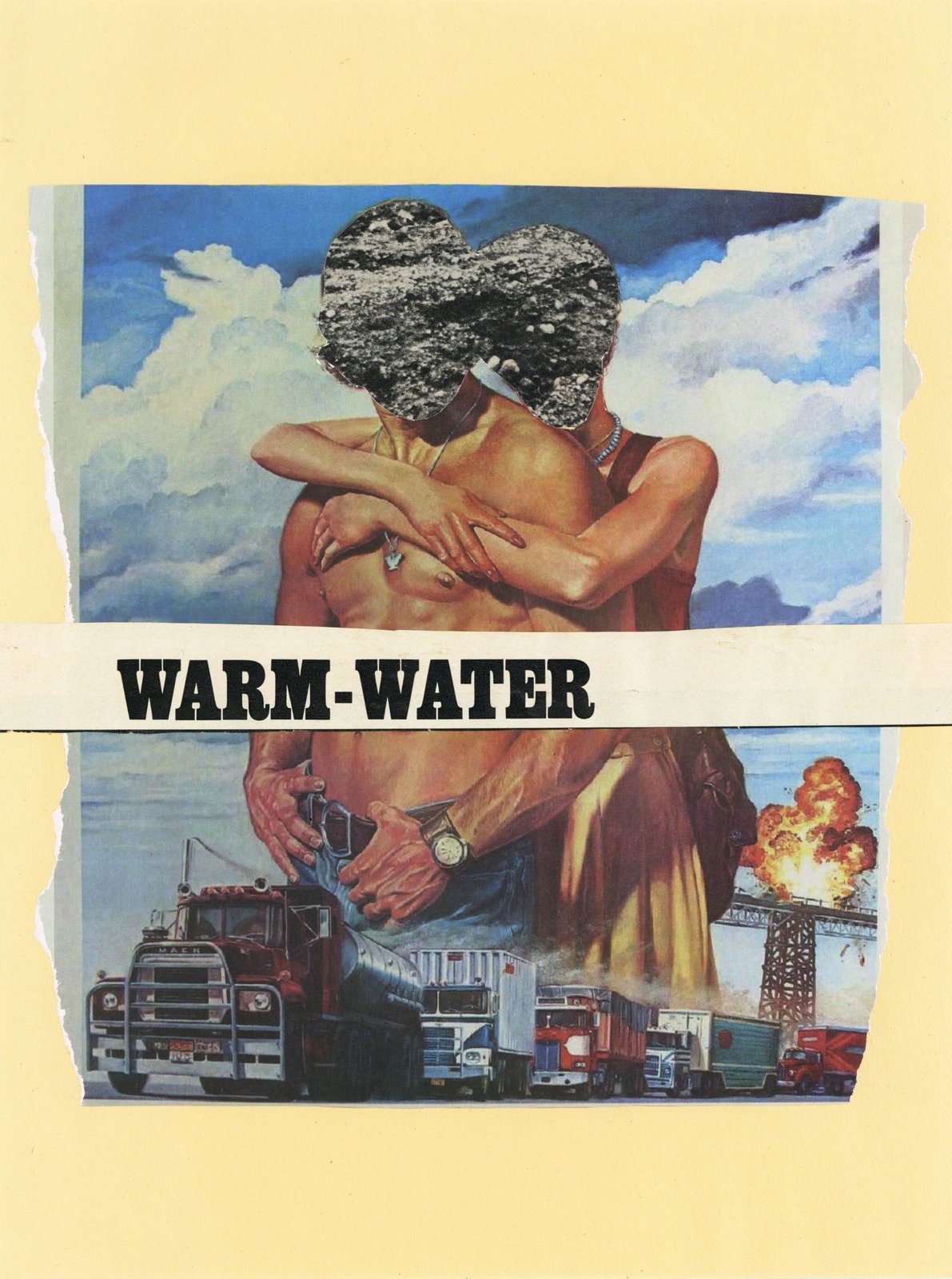 warm water - 9x12"