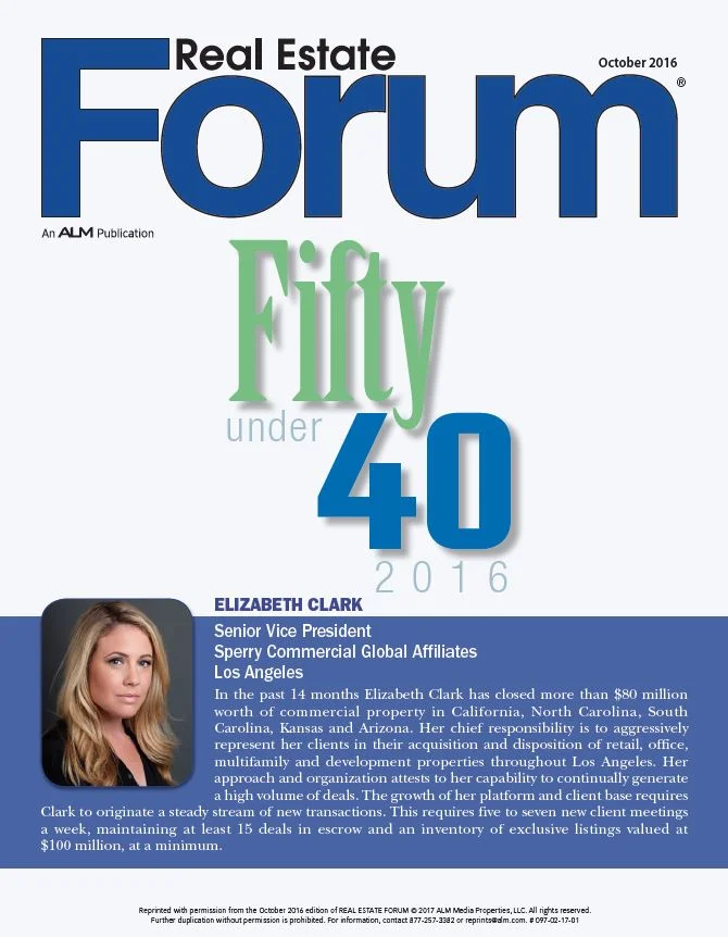 NEWS — Elizabeth Clark Commercial Real Estate