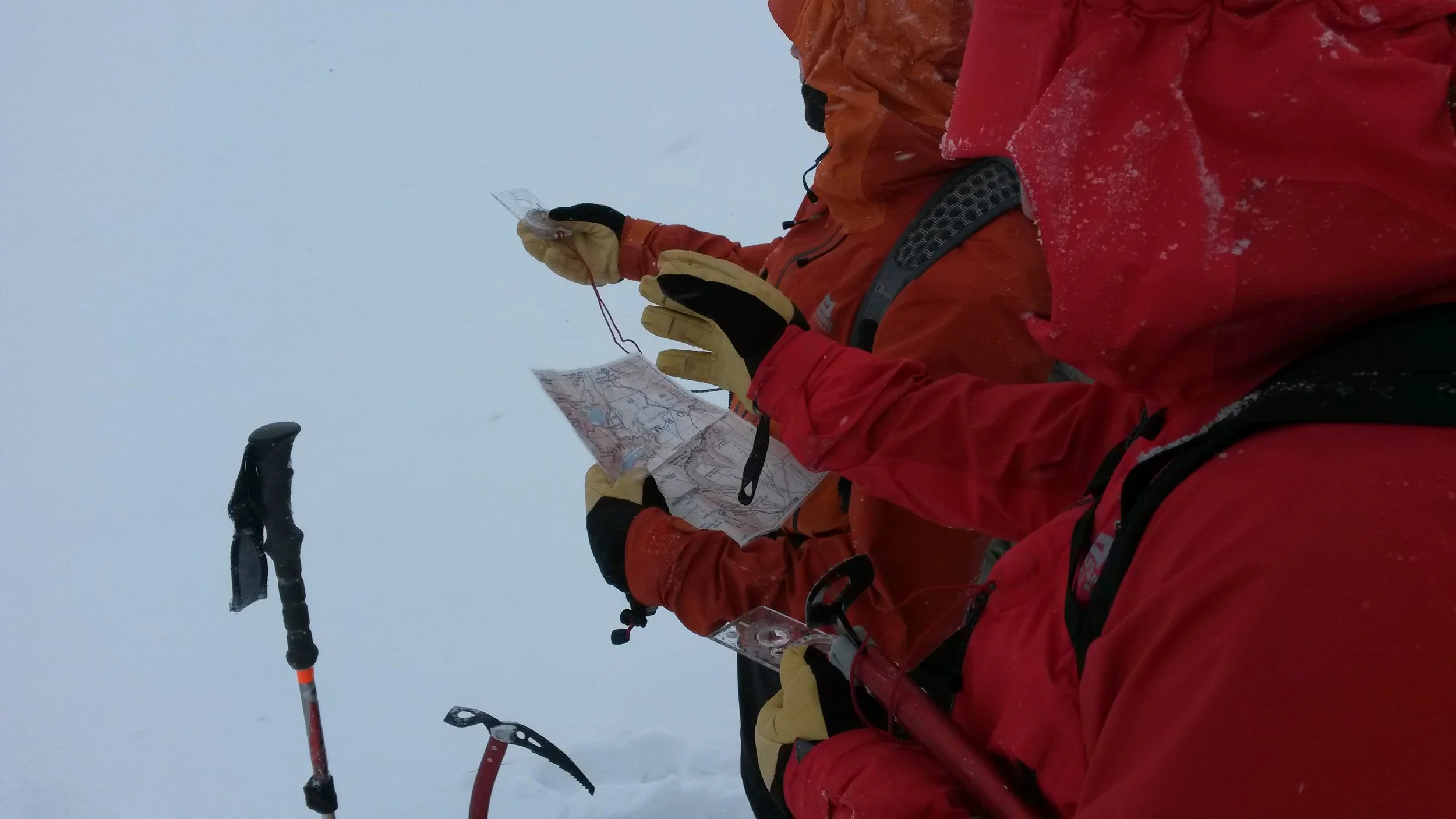 Navigating on the Cairngorm Plateau, Winter 2016