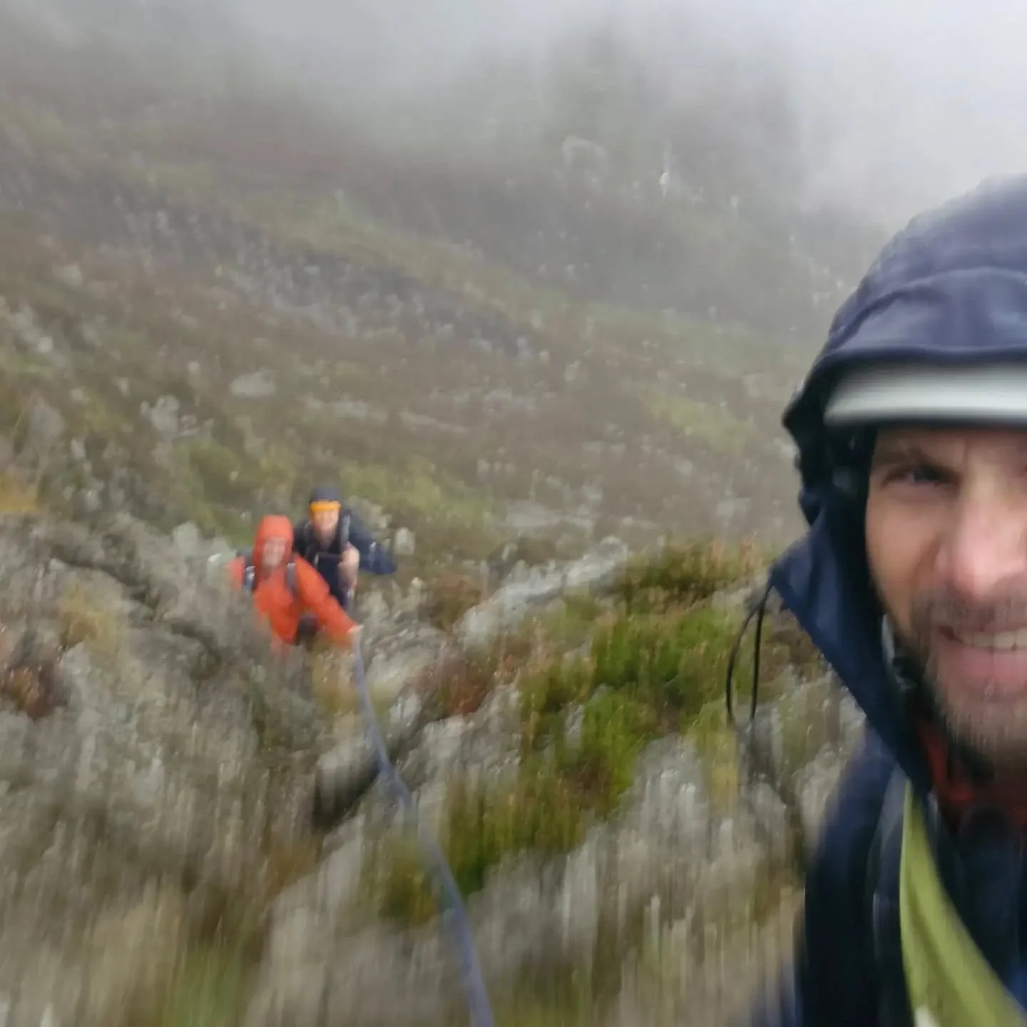 SLIPPERY

A very wet weekend in Snowdonia working for the RAF Mountaineering Association... well done to all the psyched folk I had out scrambling in Tryfan, around Idwal slabs and up Glyder Fach today. I've had the fire on to dry out all my wet kit!
