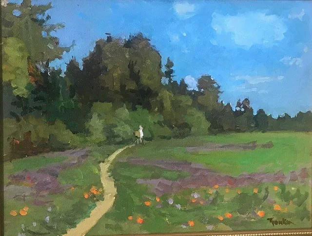 Santa Cruz. Painted years ago, just retouched. #boristyomkin #landscapeart #landscapeartist #landscape_lovers #landscapepainting #impressionism #californiaart #californianature #californialandscape #santacruz #santacruzart