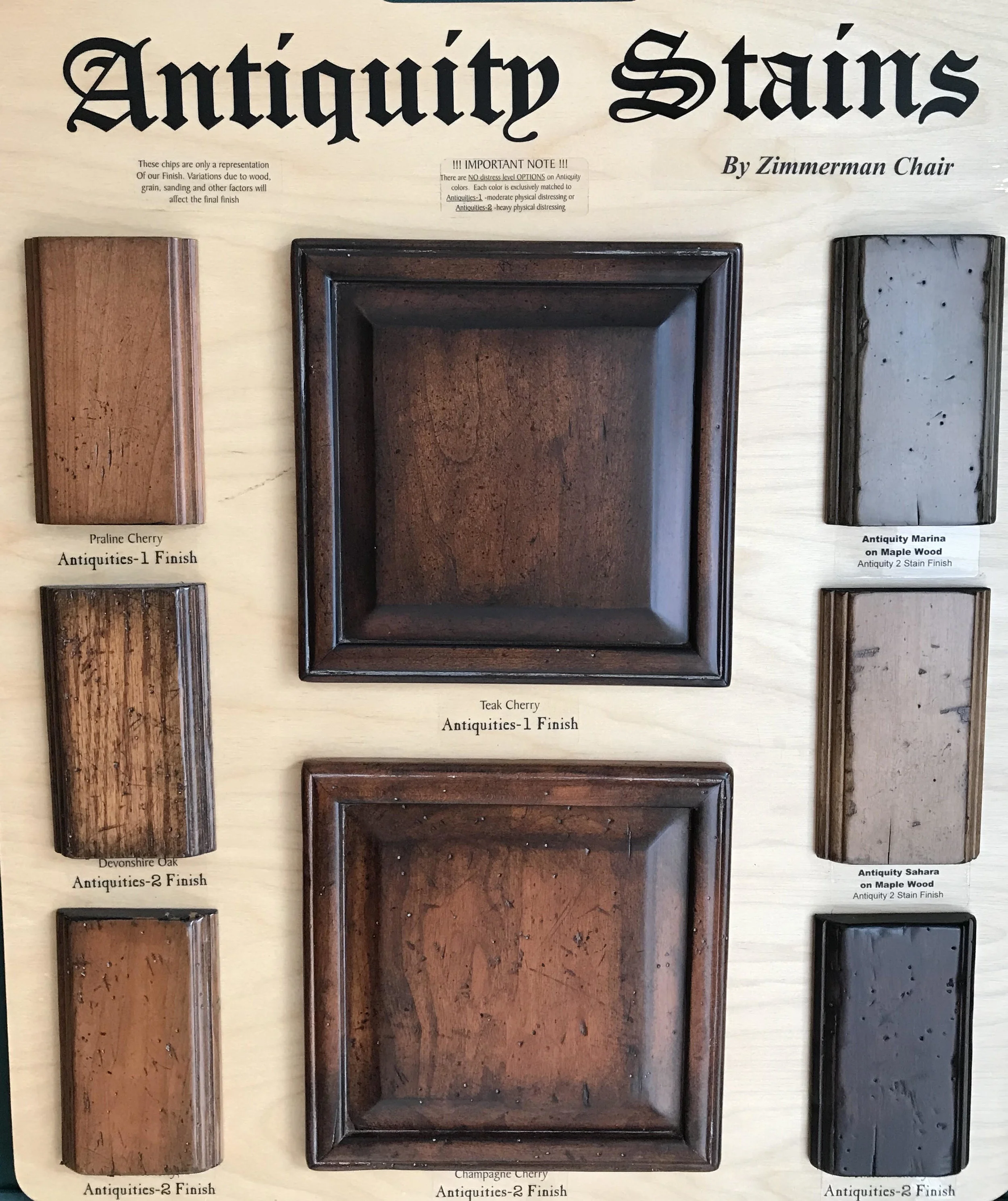 Zimmerman Chair Antiquity Stains