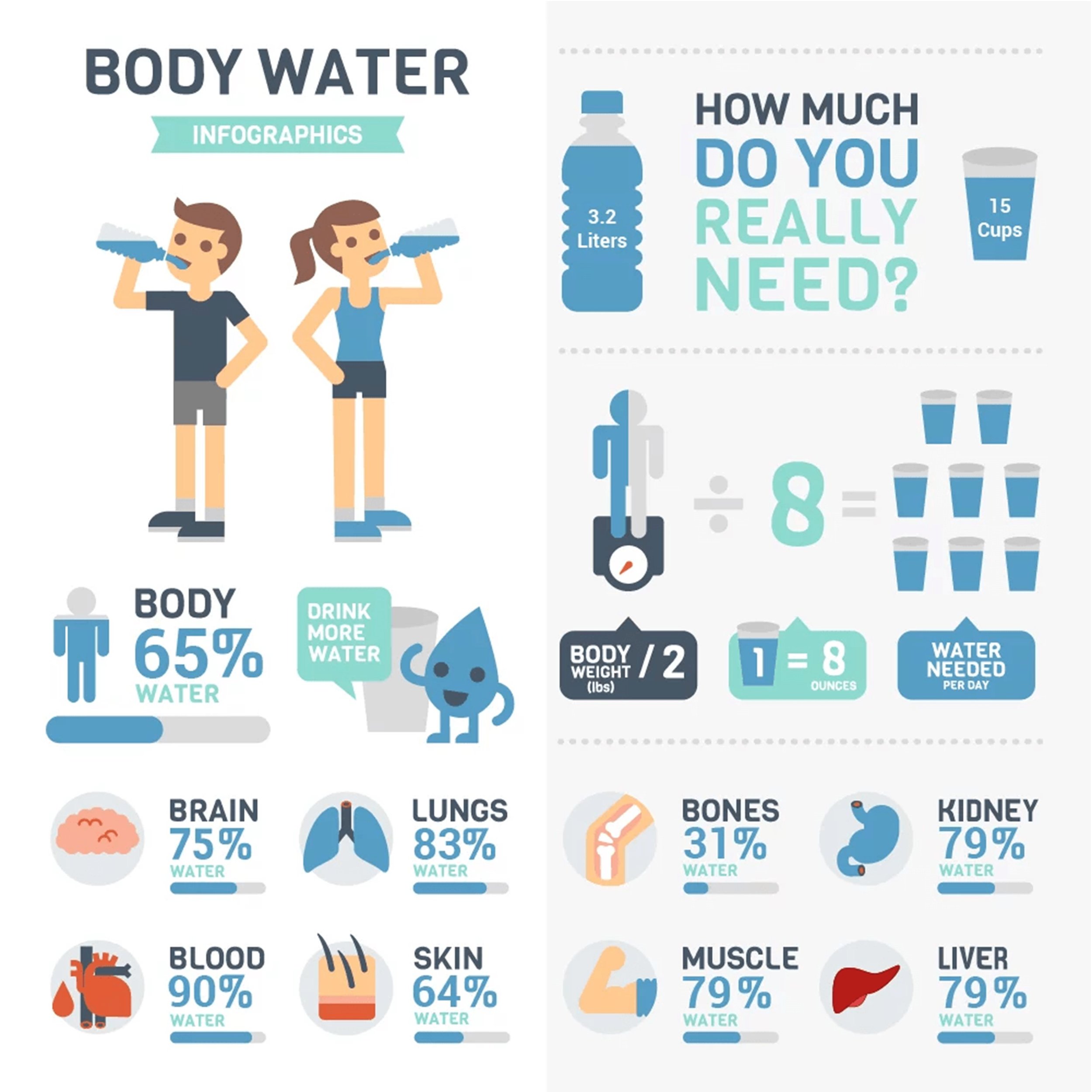 Water Consumption By Weight Chart