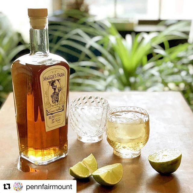#Repost @pennfairmount with @get_repost
・・・
We're serving up some #quarantinecocktails for Thirsty Thursday! Wind down with a rum and tonic served in a beautiful handmade glass. Start with 2oz of aged rum, like this award-winning Queen's Share from @