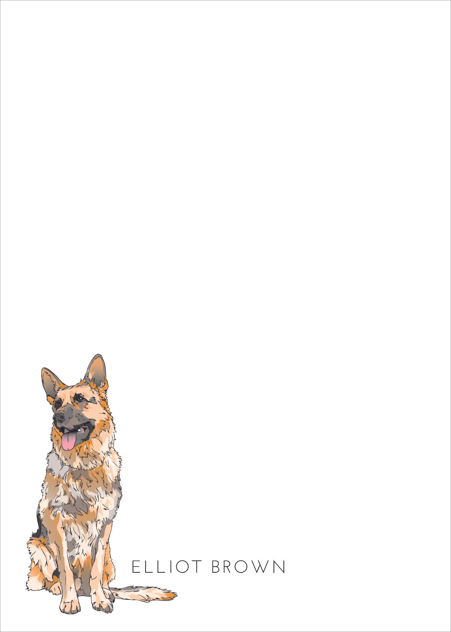 German Shepherd Stationery.jpg