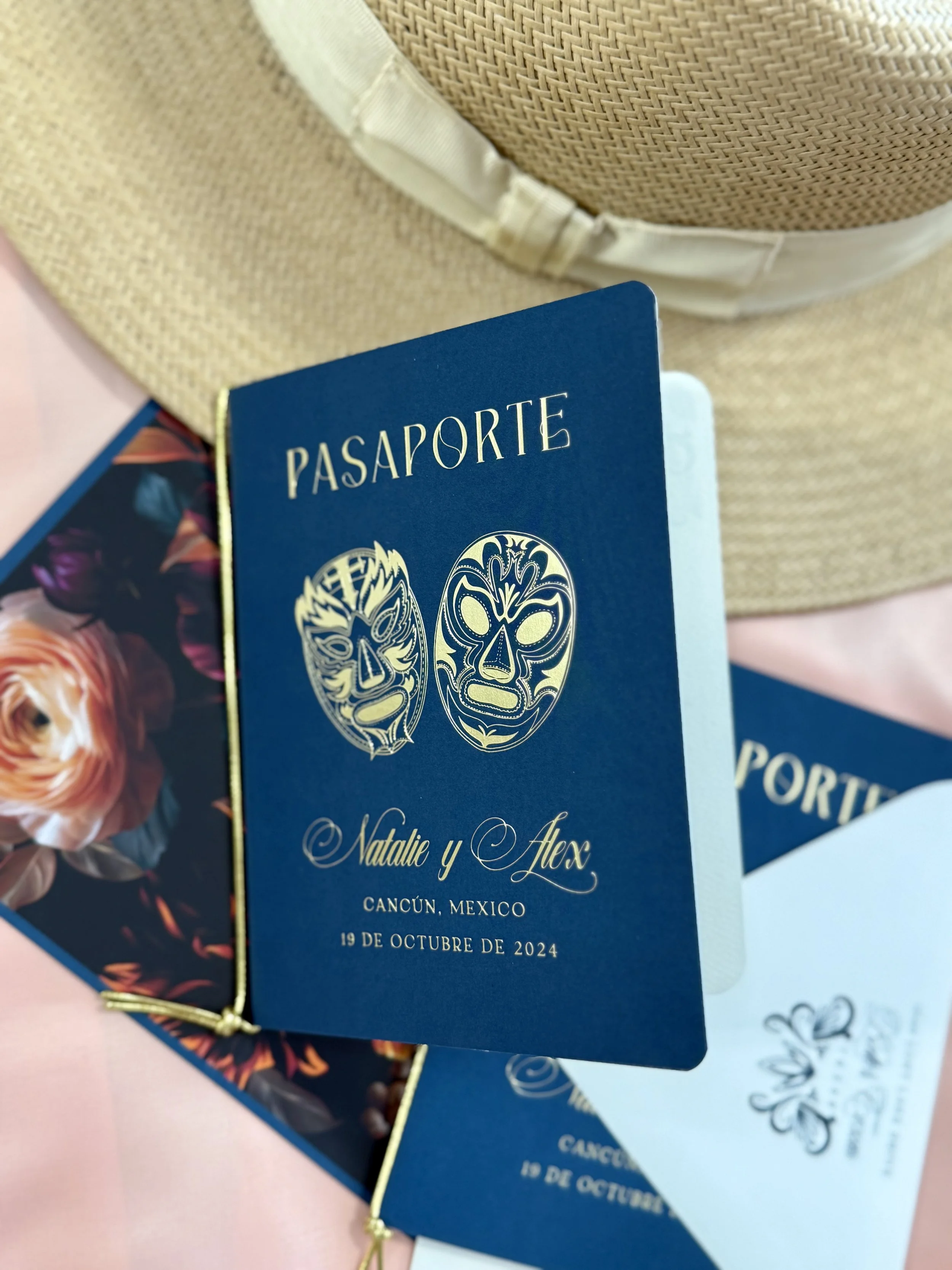 custom destination wedding invitation Dallas Fort Worth