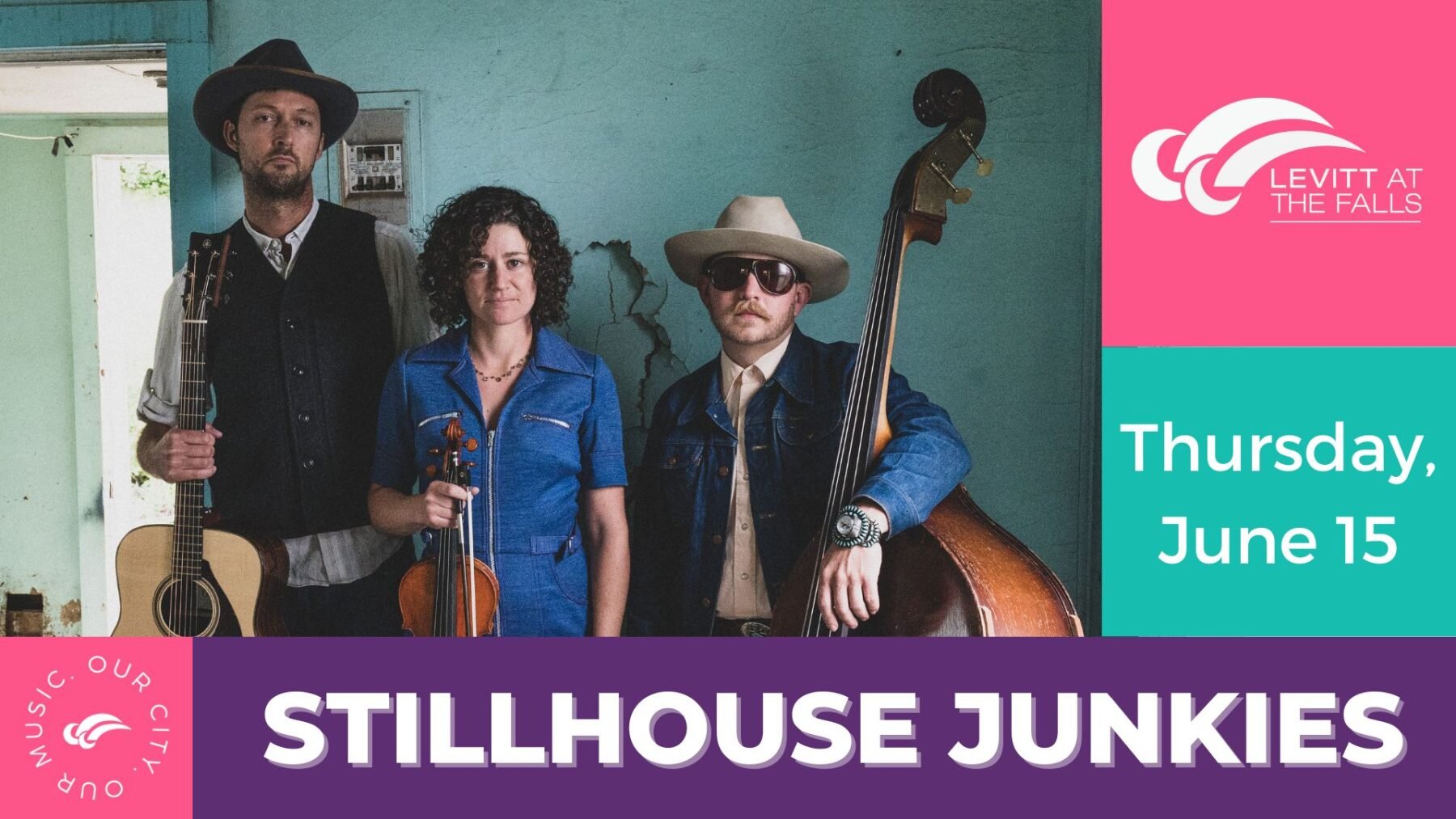 JUST ANNOUNCED! We're headed to @levittsiouxfalls in SD on June 15th! They put together a killer lineup of over 50 FREE shows for the summer; we're excited to be a part of it! 

#fiddle #vanlife #stringband #touringband #songwriters #americana #trio 