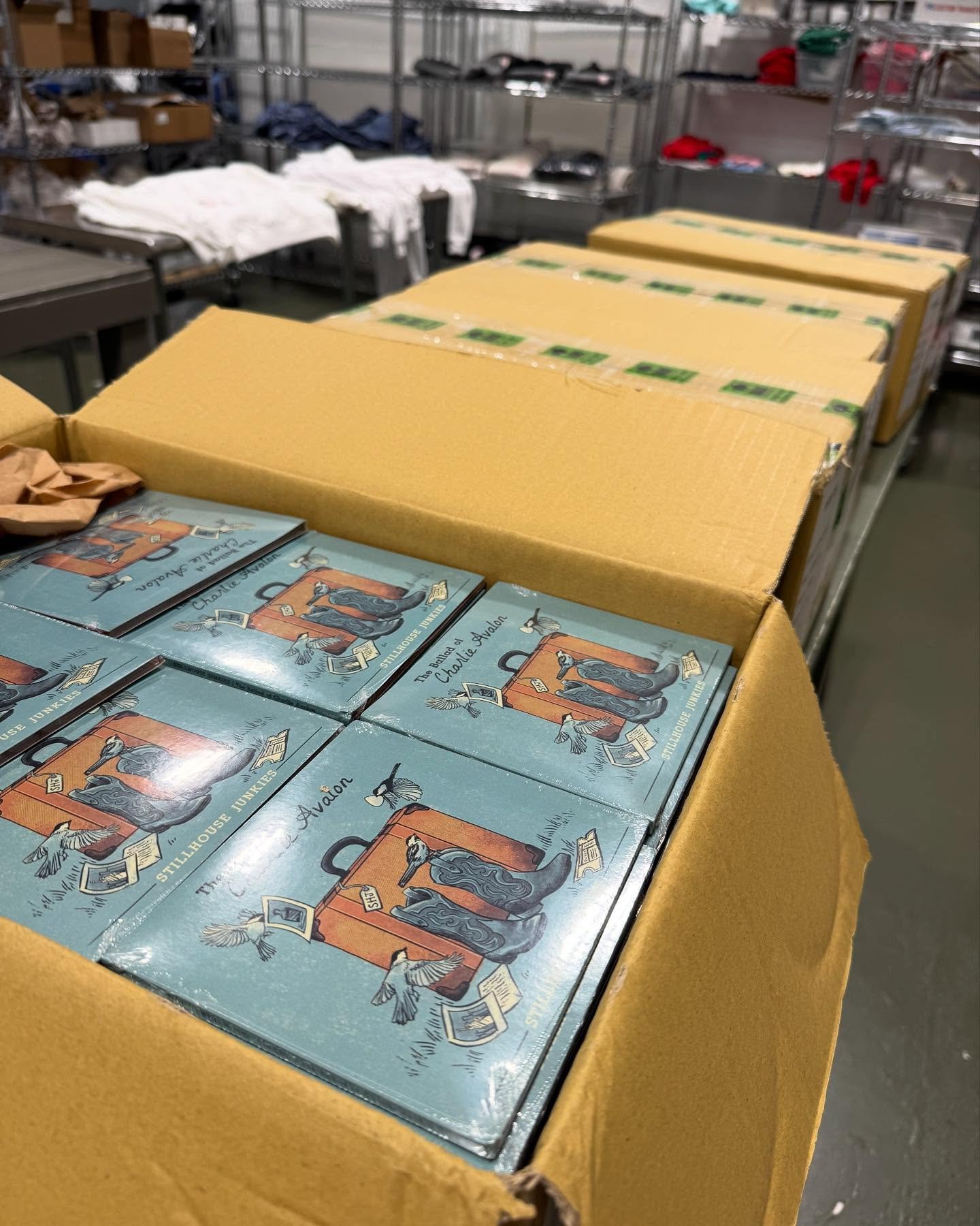 Today feels a bit like Christmas morning 🎁

&ldquo;The Ballad of Charlie Avalon&rdquo; cds have ARRIVED!! Don&rsquo;t forget to pre-order your copy now. We have vinyl too! The album drops on July 4th ❤️

Order here: https://stillhousejunkies.com/sto