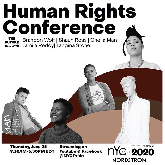Two of our own are speaking at this year&rsquo;s @nycpride Human Rights Conference! Catch @stoneblu x @bmajr dropping gems tomorrow. For full schedule visit @nycpride. #pride🌈 #nycpride #pridemonth
