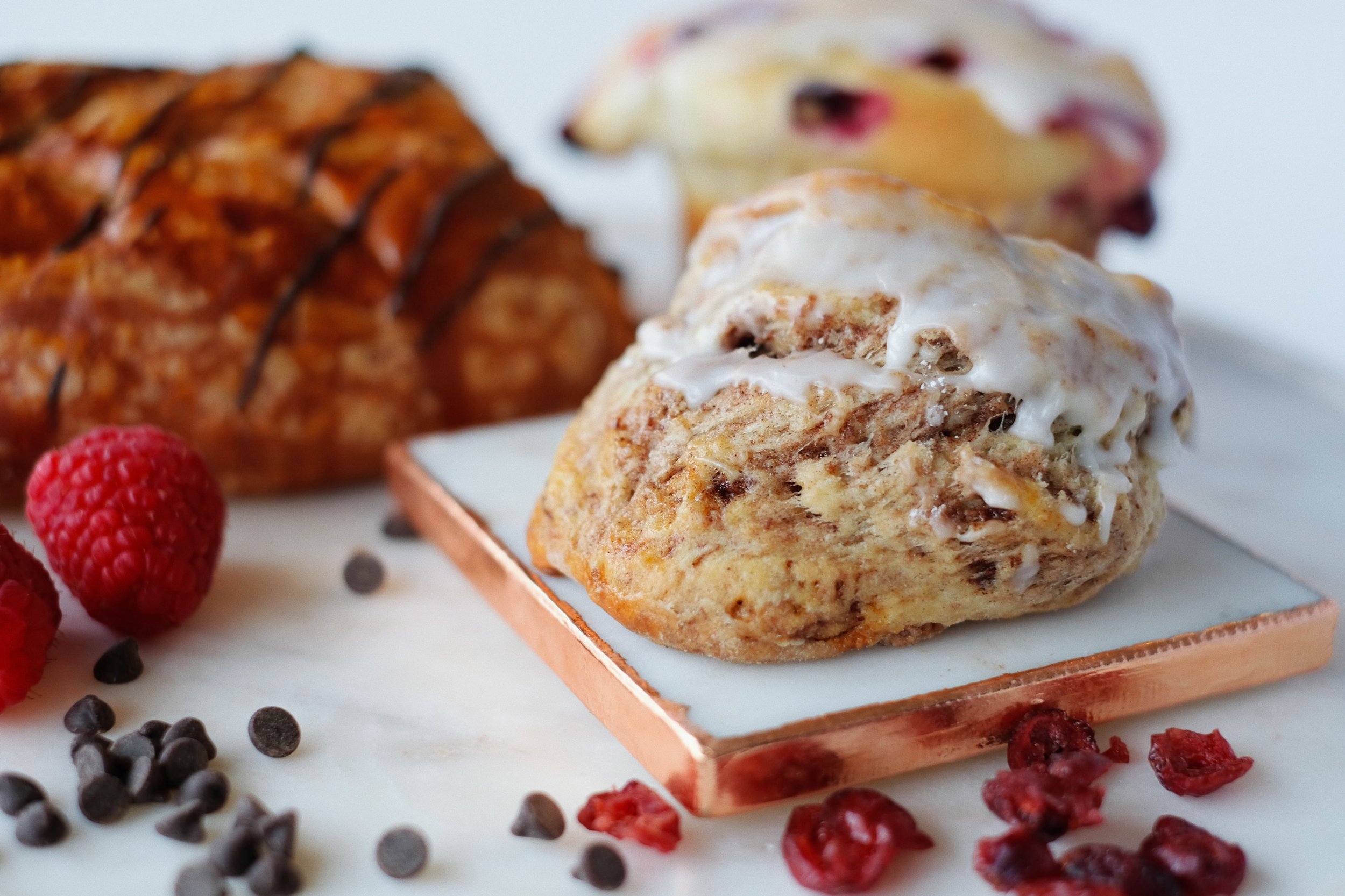 Caramel Cinnamon Scones