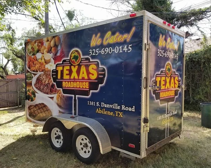 Texas Roadhouse Trailer Wrap 