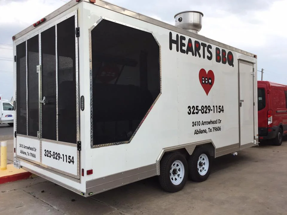 Hearts BBQ Trailer