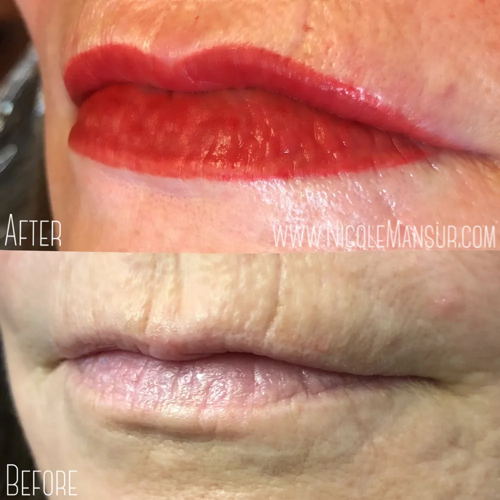 Permanent Lip Tattoo: Before & After Results