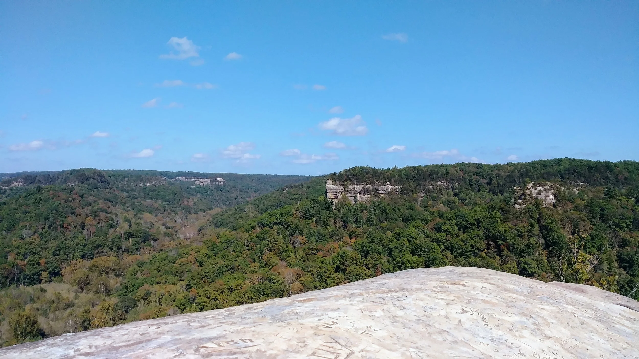 Chimney Rock and Half Moon from Hanson's Point