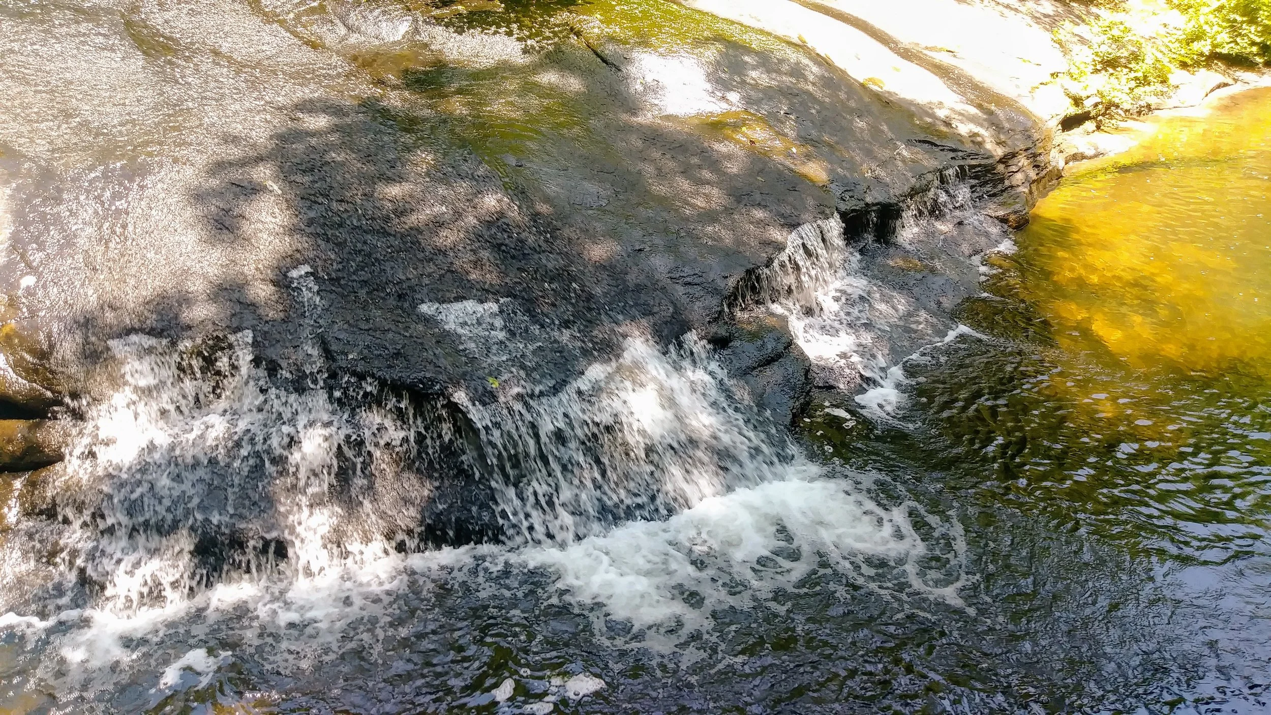 A beautiful cascade on Eagle Falls Trail Loop (Trail 9)