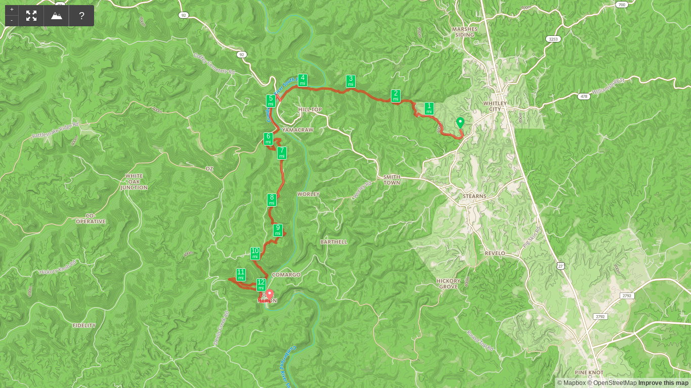 Map of Yamacraw 20K Trail Race.png