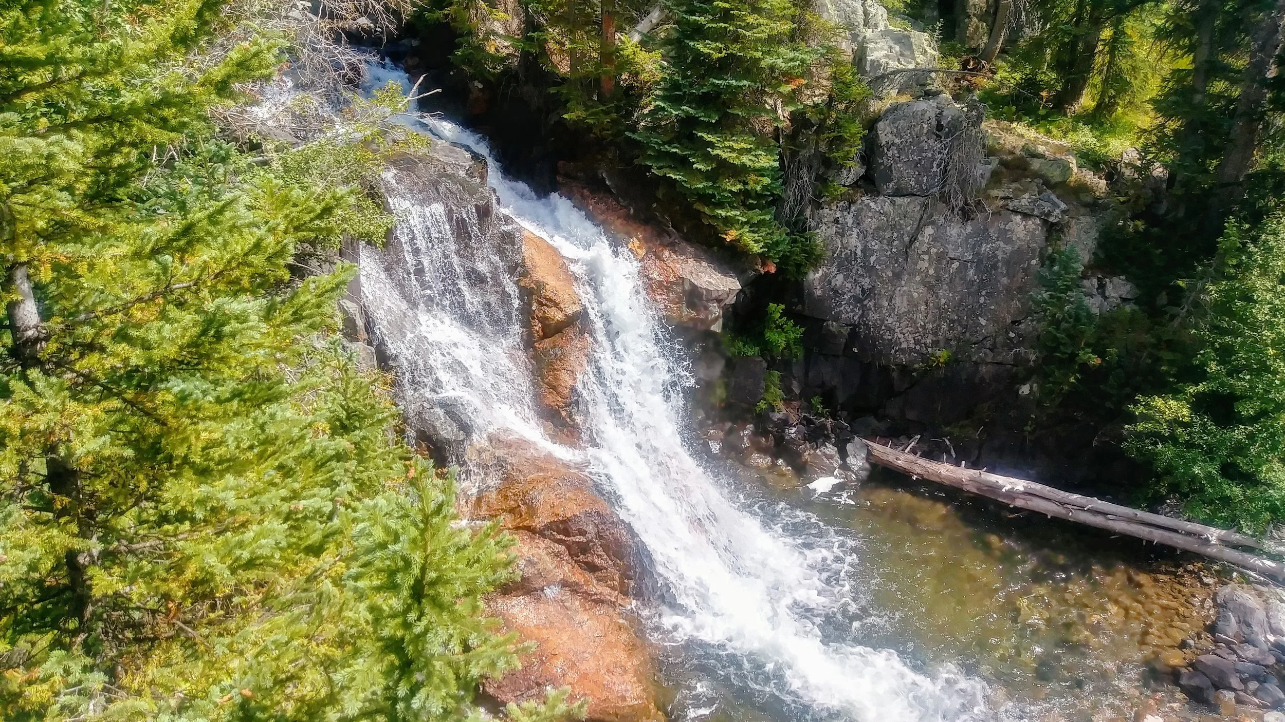 Waterfall along Gold Creek Lake Trail