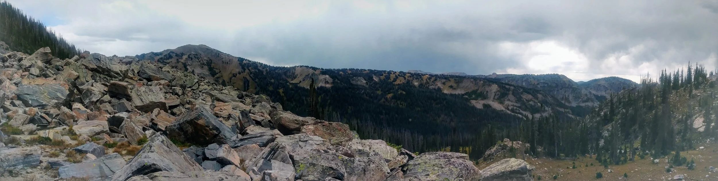 Views south of Gilpin Lake overlook