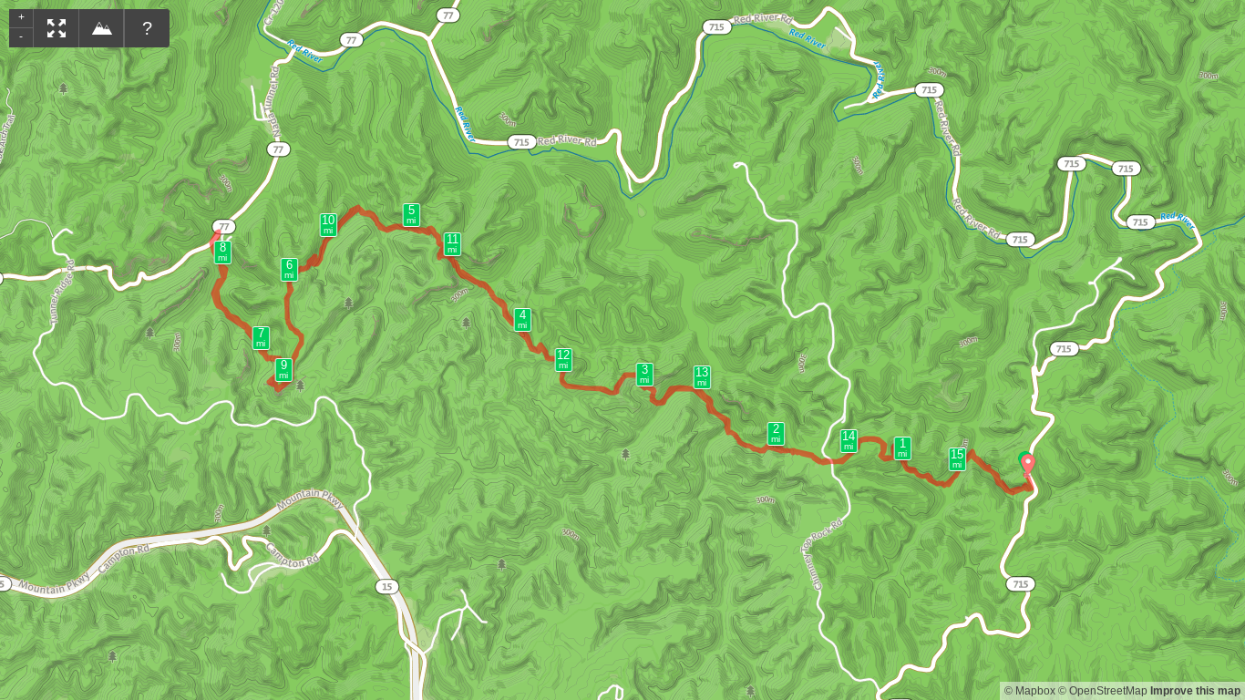 Map of Rough Trail Out and Back Hike.png