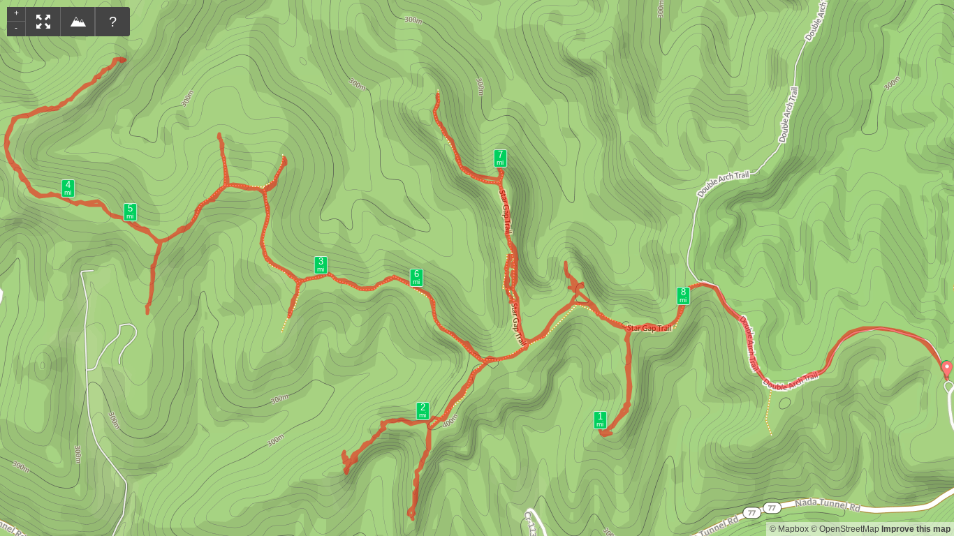 Map of Star Gap Overlook Extravaganza Hike.png