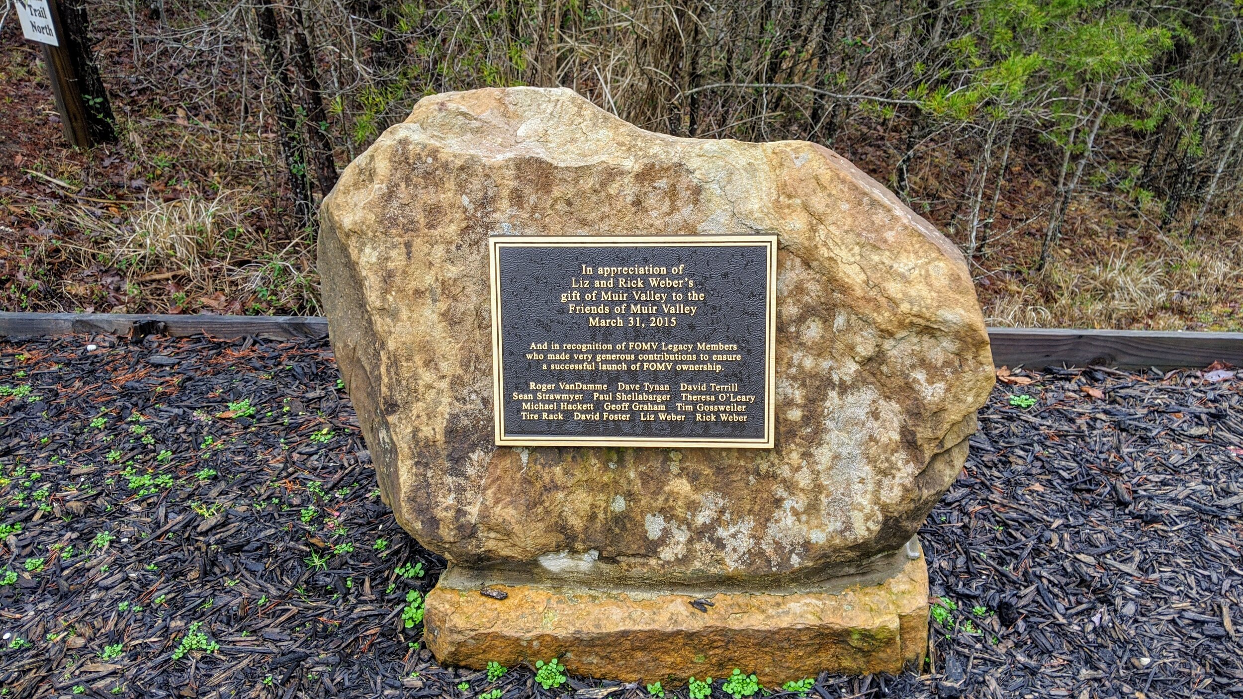 Memorial Plaque at Muir Valley - Kentucky Hiker Project.jpg