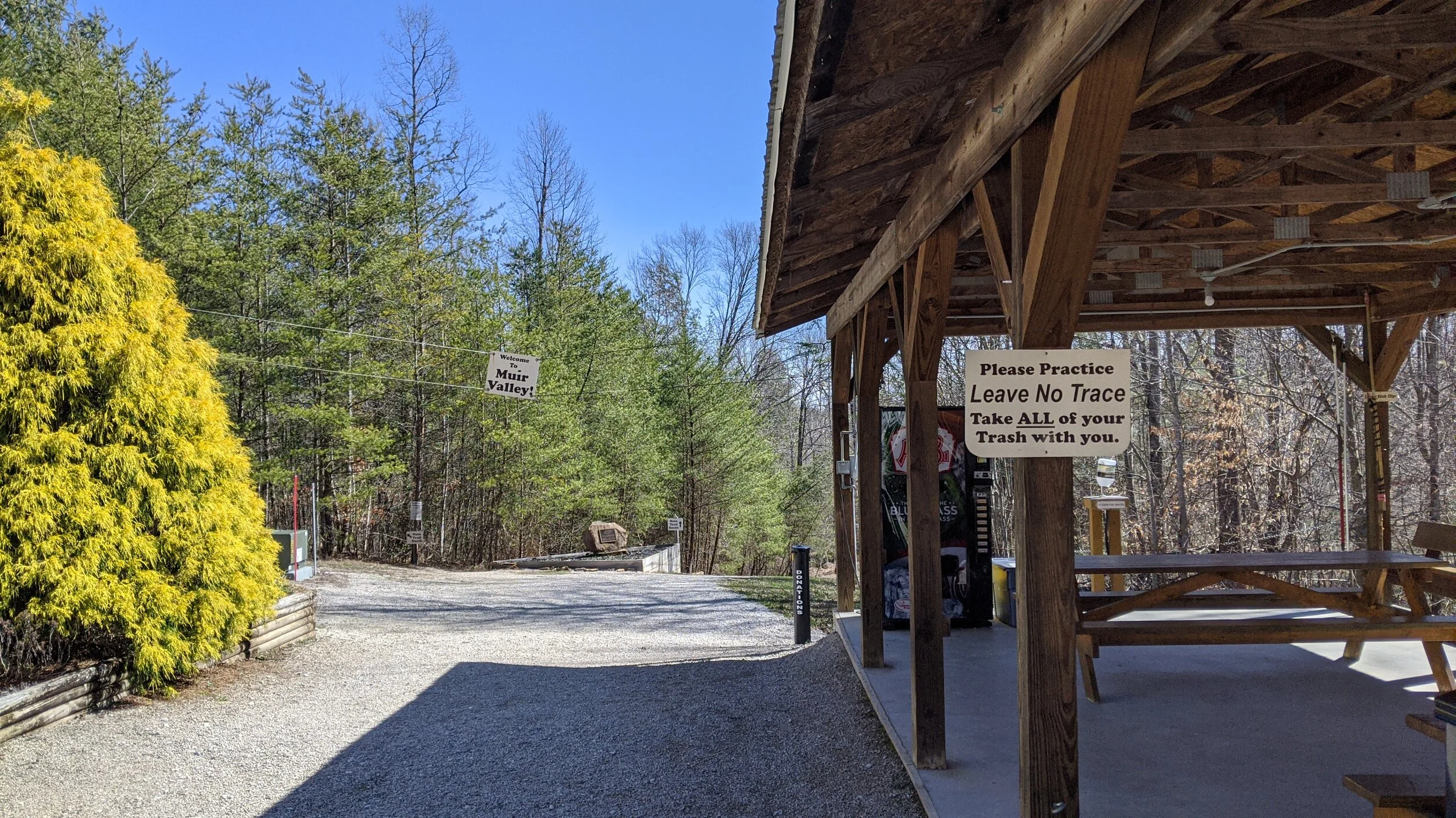 Muir Valley Named Waterfalls Hike Liz's Arch, Horseshoe Falls, Joe