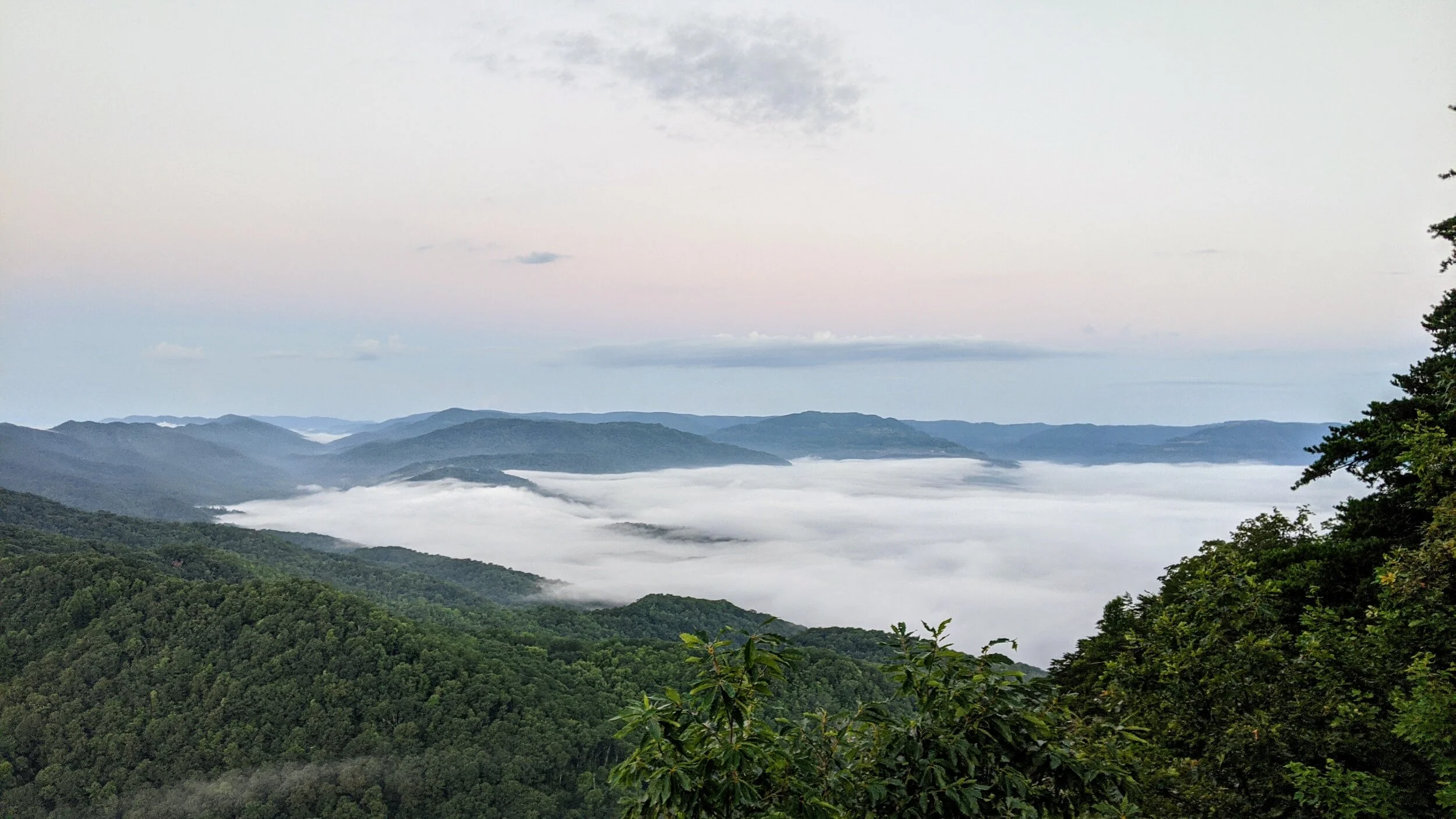 Pinnacle Overlook at Daybreak Above Cumberland Gap