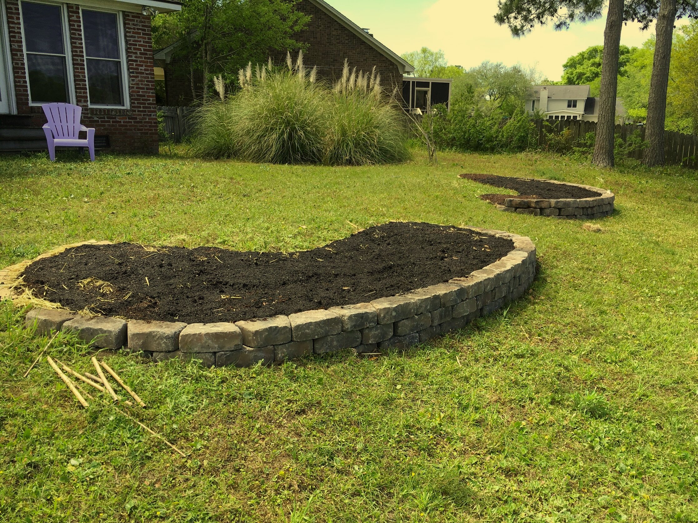Don’t let that dirt go sliding away! An erosion mitigation approach to catch and use the water mother nature provides and keep the earth beneath stable.