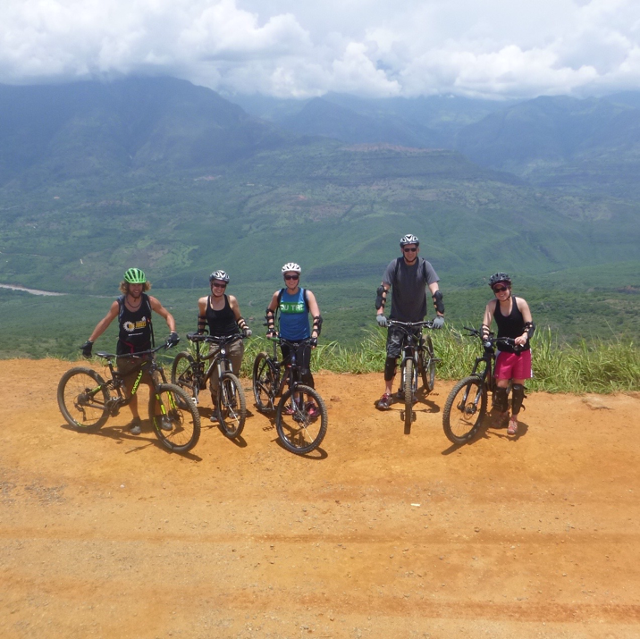 An exhilarating group mountain bike in Barichara, Colombia, courtesy of Colombian Bike Junkies .