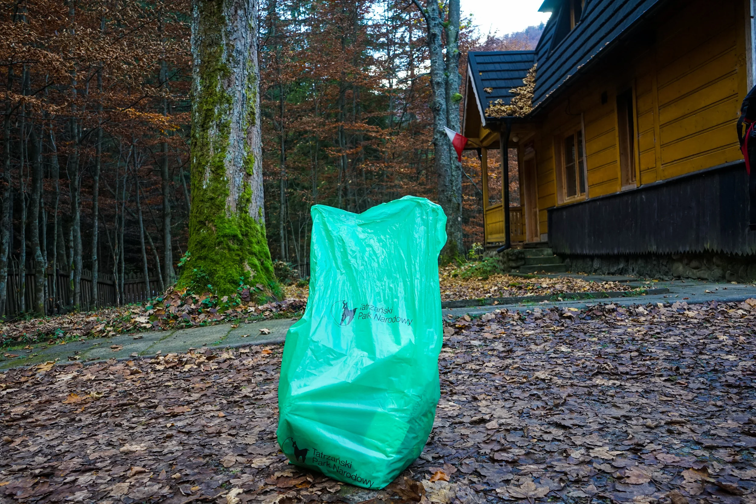 Picking up trash in Tatra National Park - 2018.