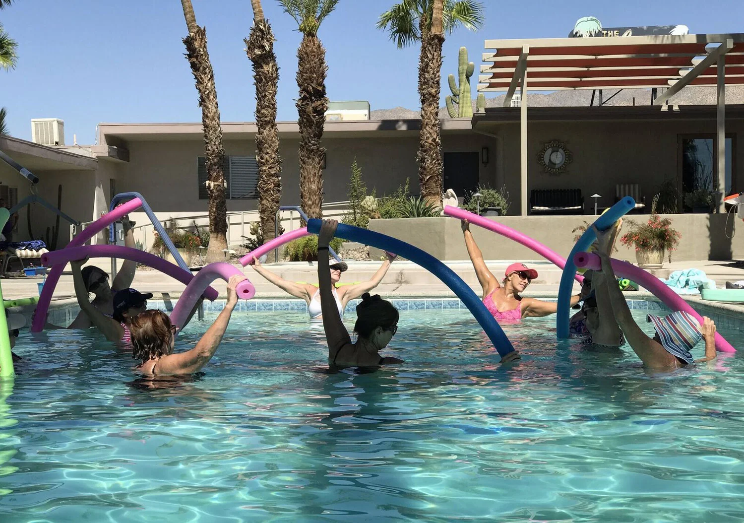 Water exercise for full-body toning. No experience necessary (even if you don't swim, you'll love this invigorating class suitable for all levels