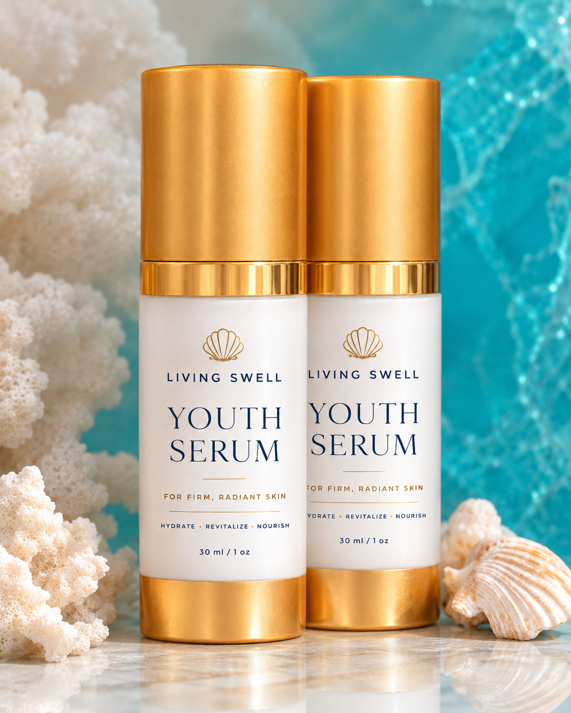 Two Youth Serum Bottles