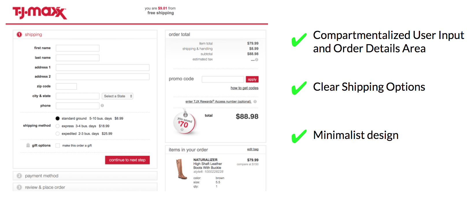 TJMaxx Shopping Cart