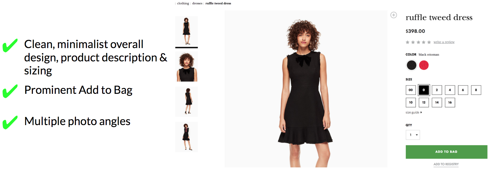 Kate Spade Product Page
