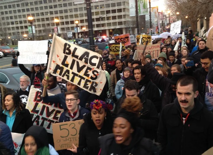 Heavy Protests Mark Start Of Trump Presidency