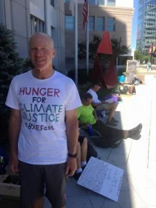 Charles Chandler outside FERC