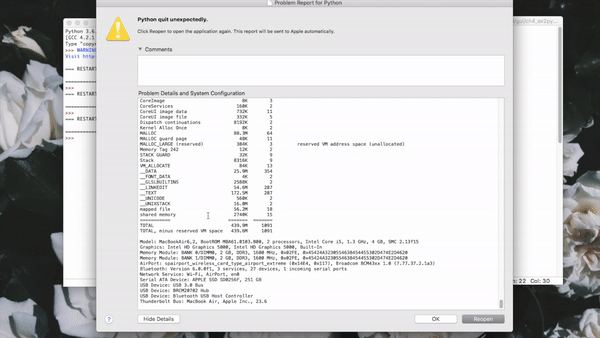 Actually reading through the crash report and finding that it does actaully show which "thread" crashed..